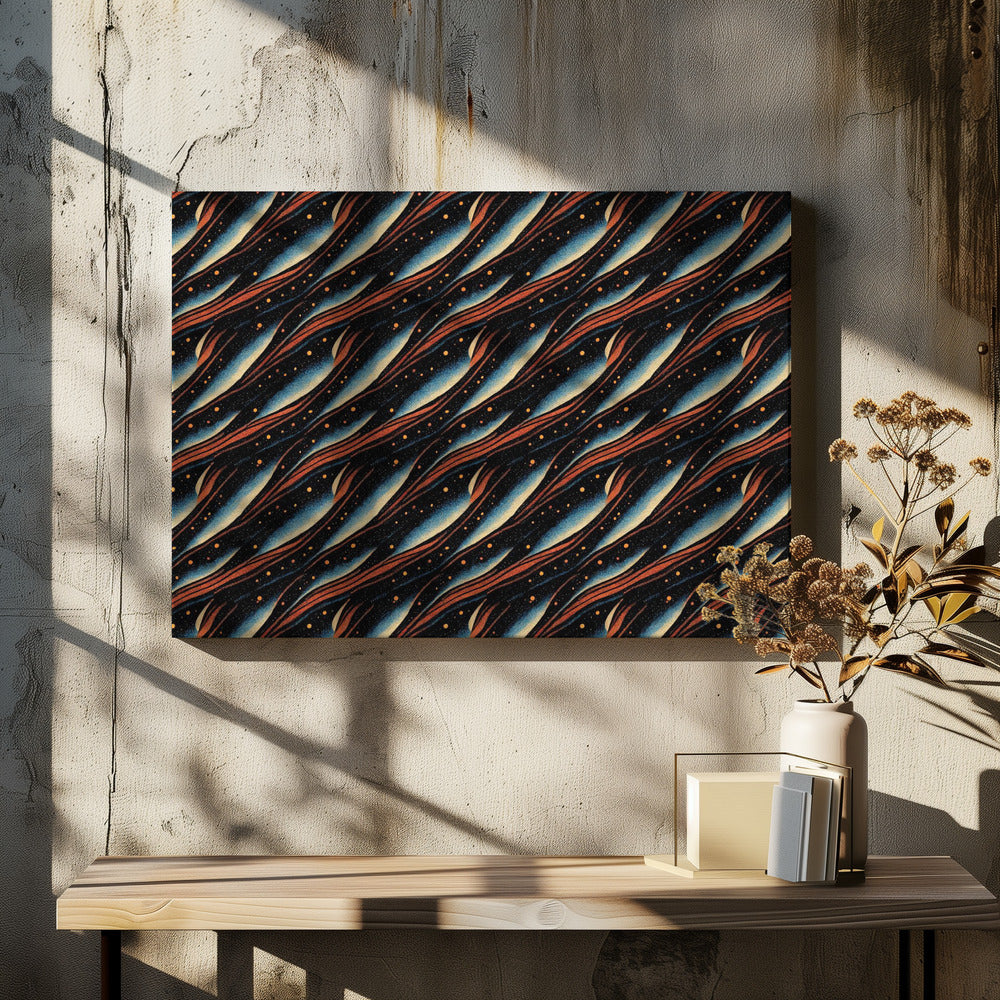 Galactic Wavescape | Canvas