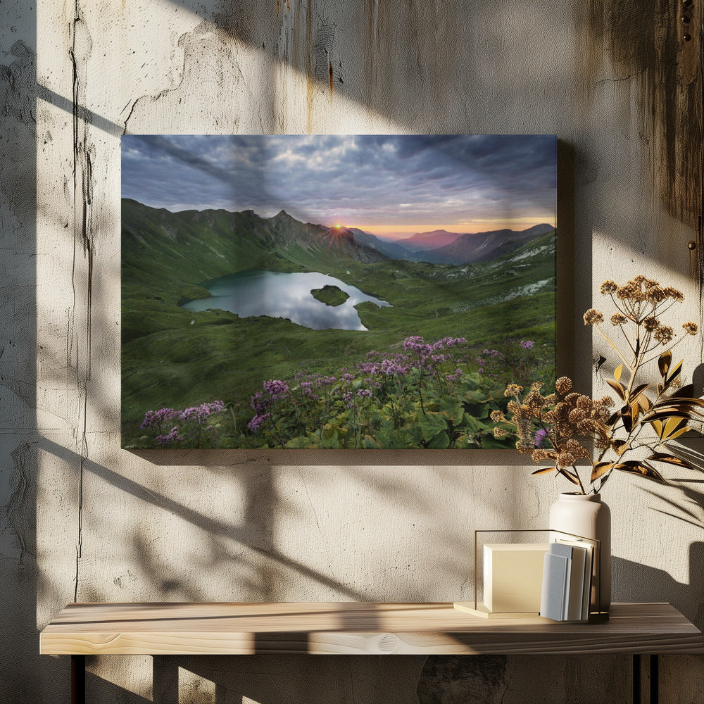 Magic Mountain Lake | Canvas