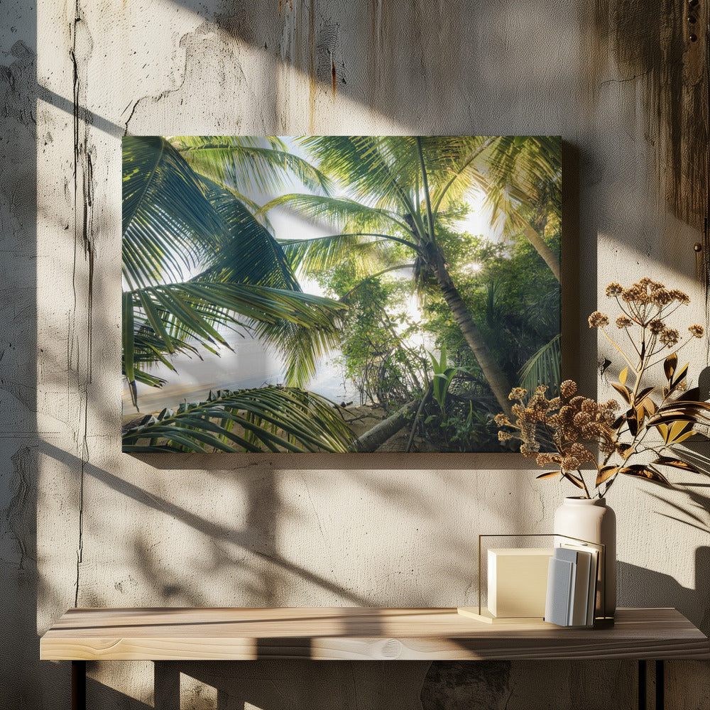 Hide under Palms | Canvas