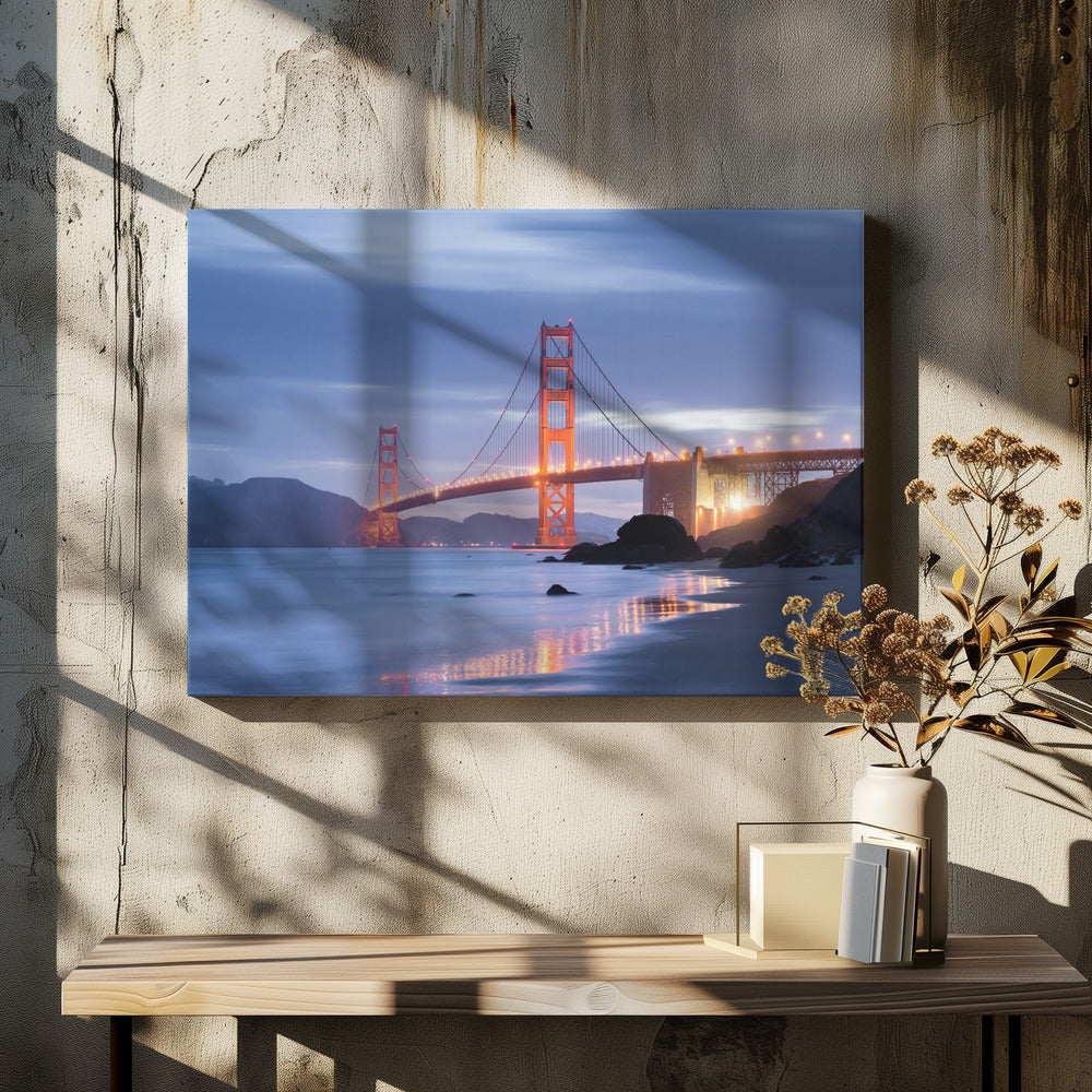 Golden Gate Twilight | Canvas