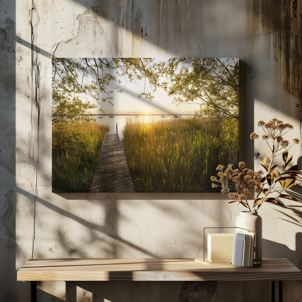 Golden Jetty | Canvas