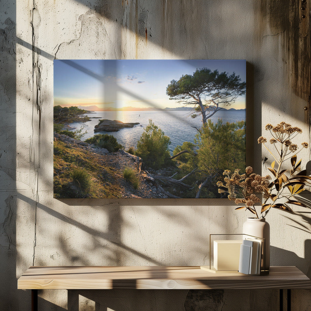 Mediterranean sunset | Canvas