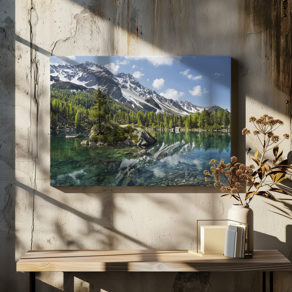 Green Mountain Lake | Canvas