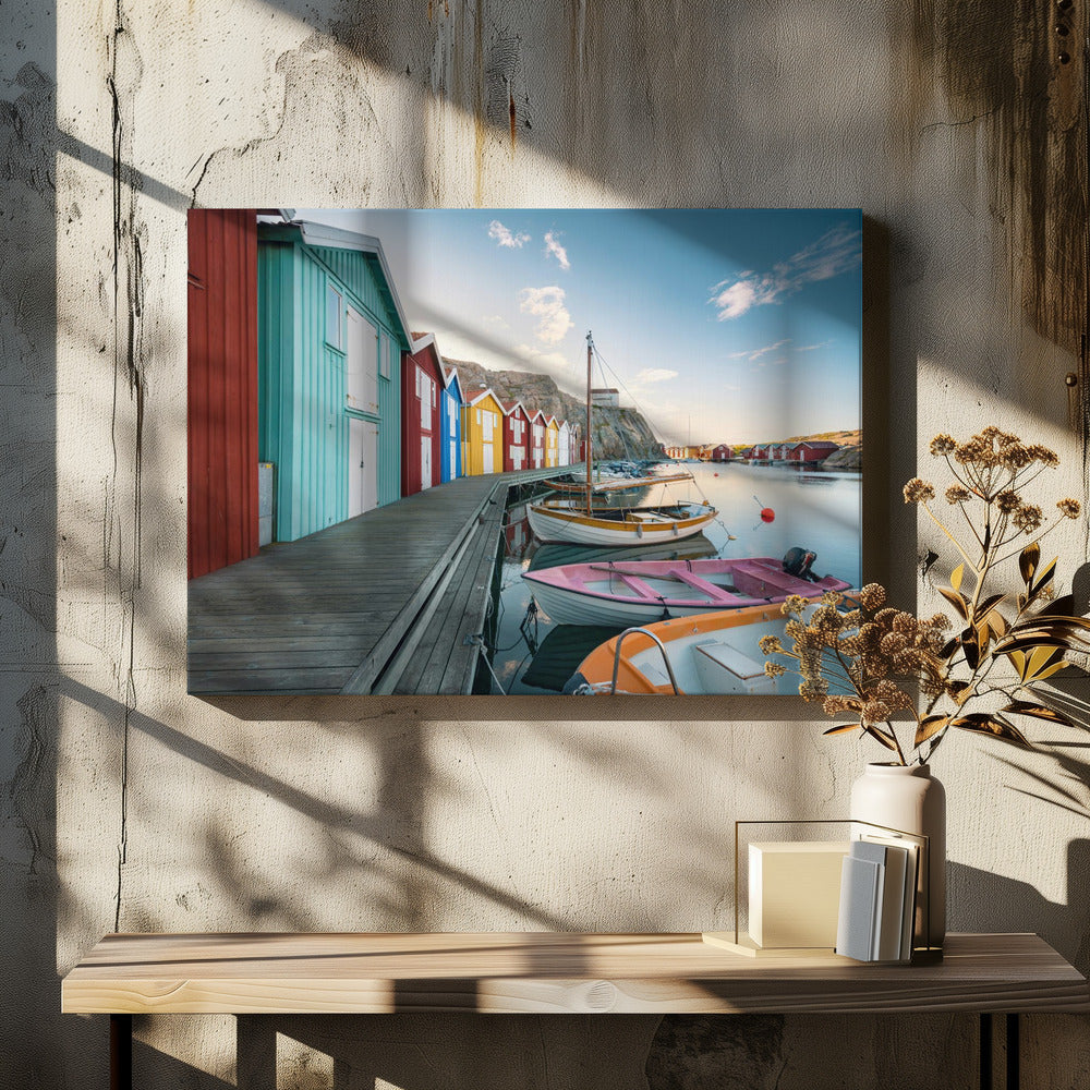 Colored Harbour | Canvas