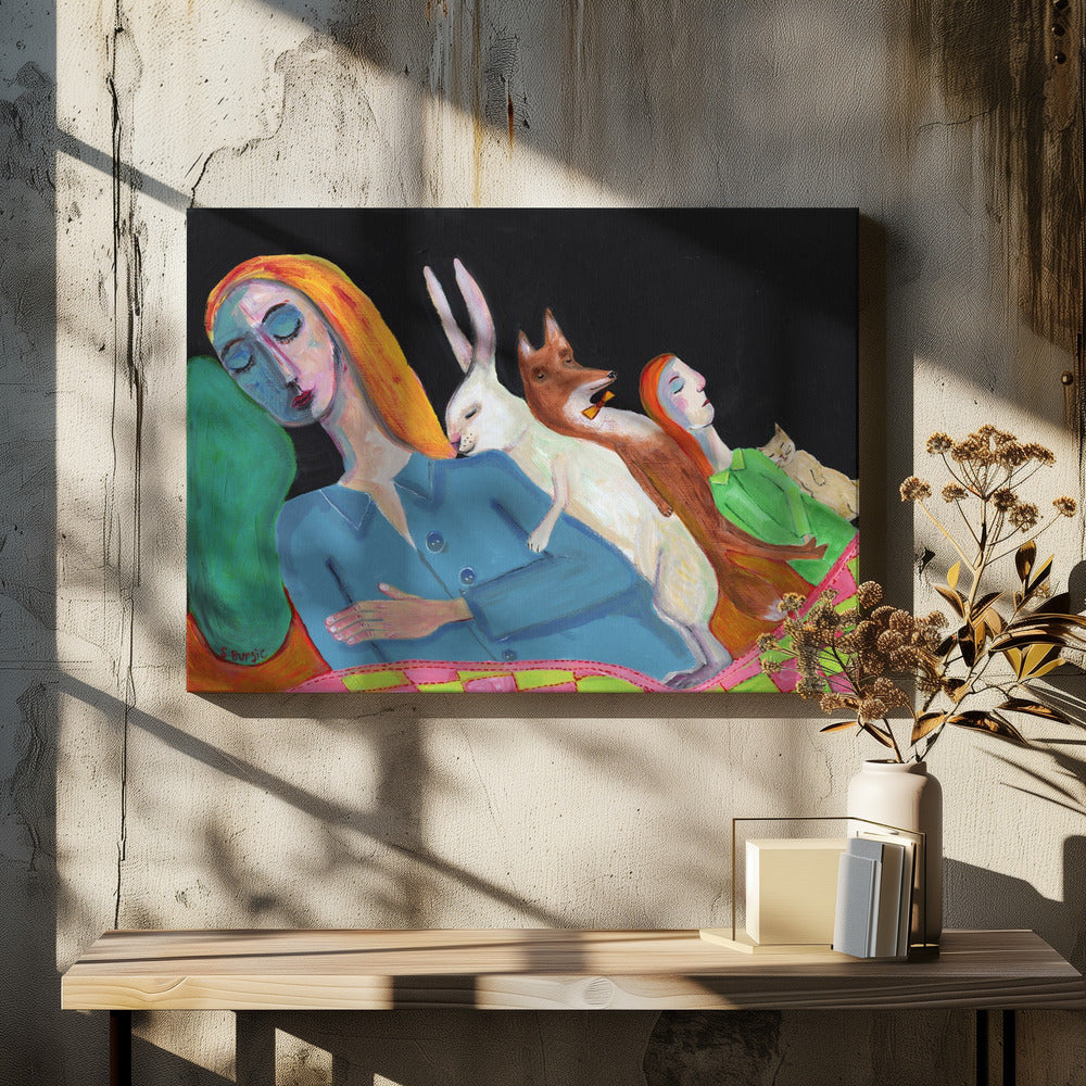 Five in the Bed | Canvas