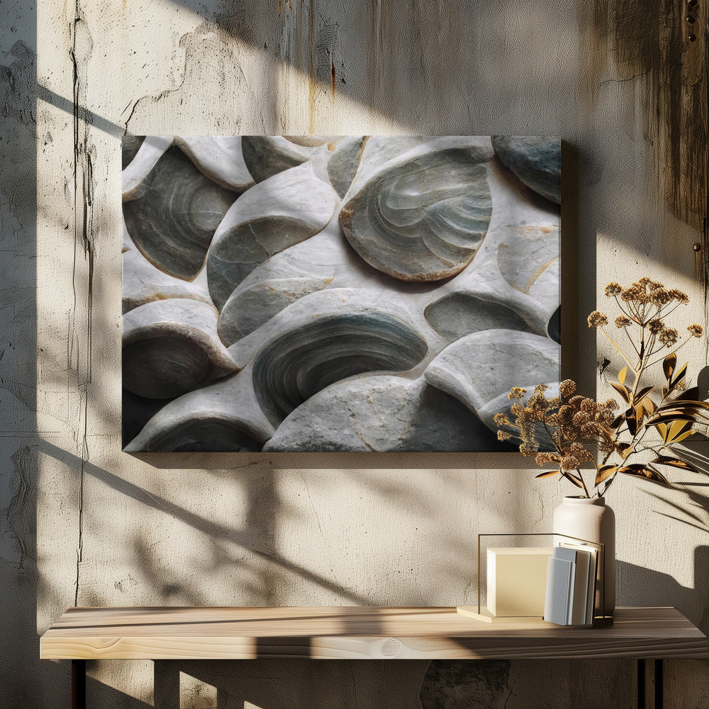 Stone Petal Harmony | Canvas