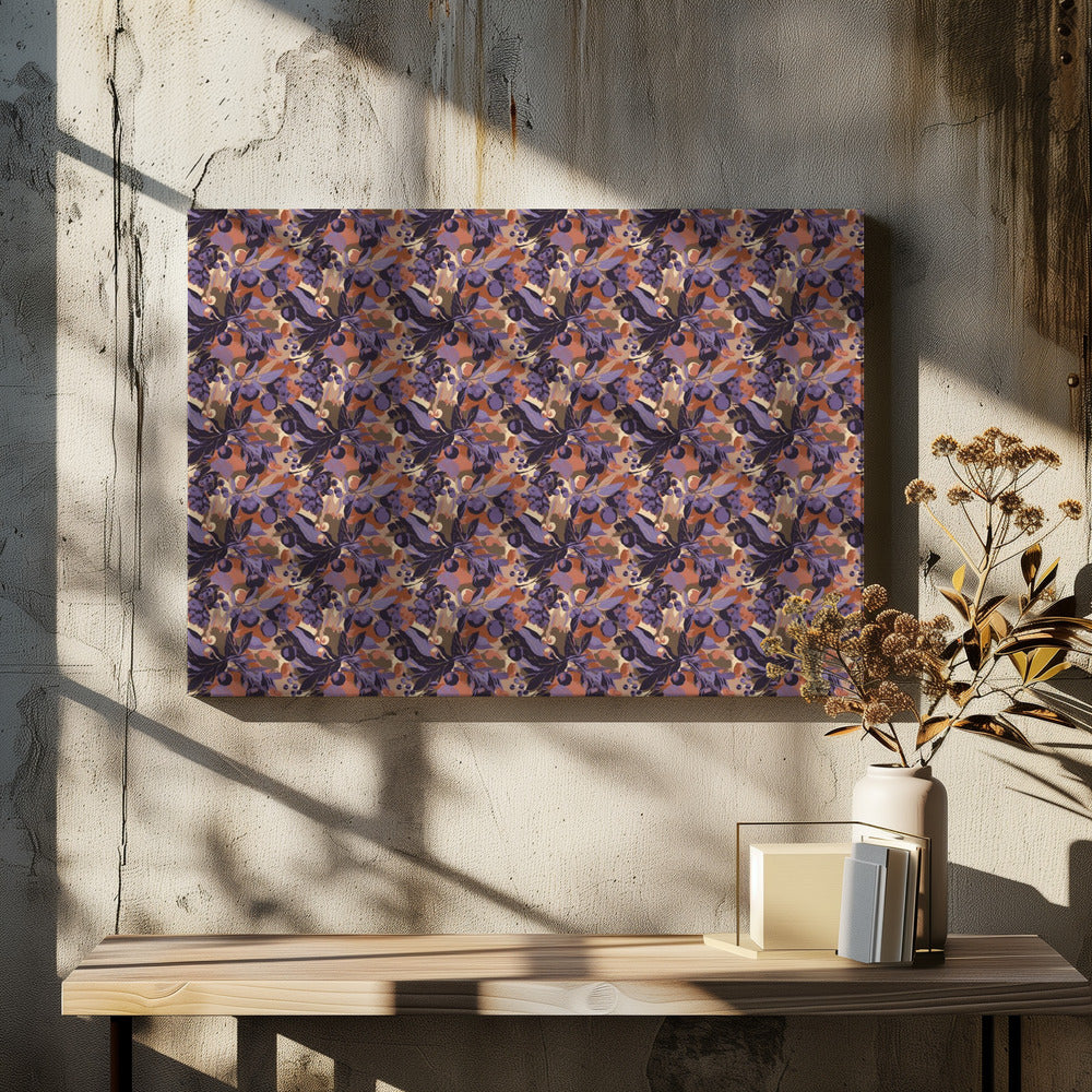 Purple Garden Rhythm | Canvas