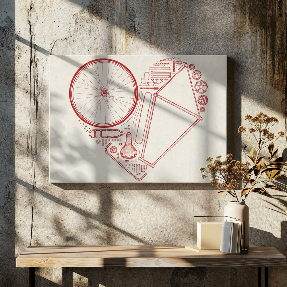 Love Bike Nº2 | Canvas