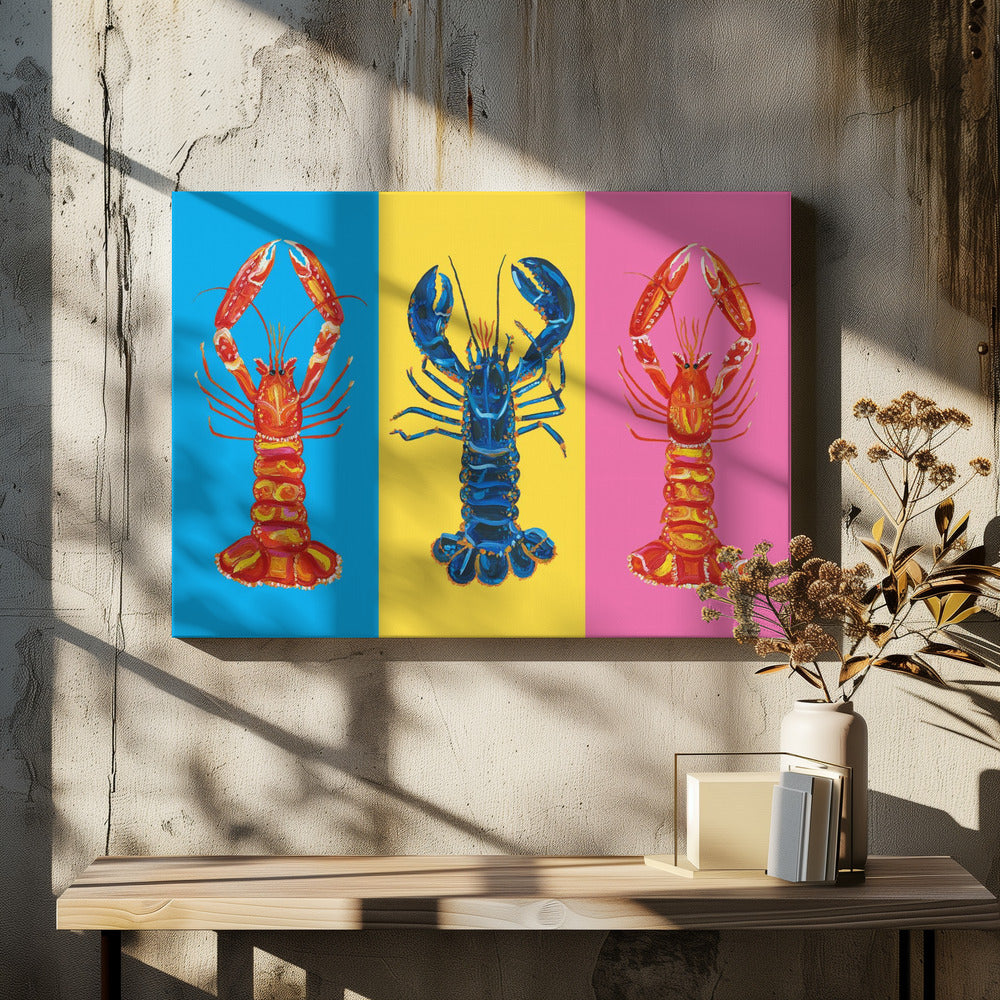 Lobster Langoustines Pop Art | Canvas