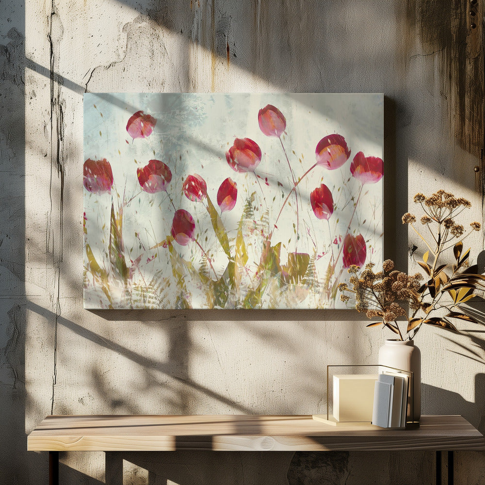 Happy tulips | Canvas