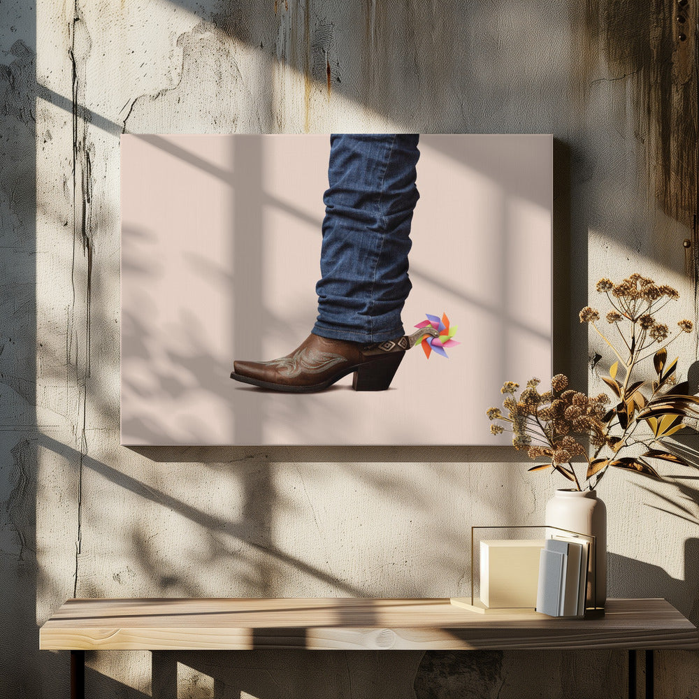 Not Serious Cowboy | Canvas