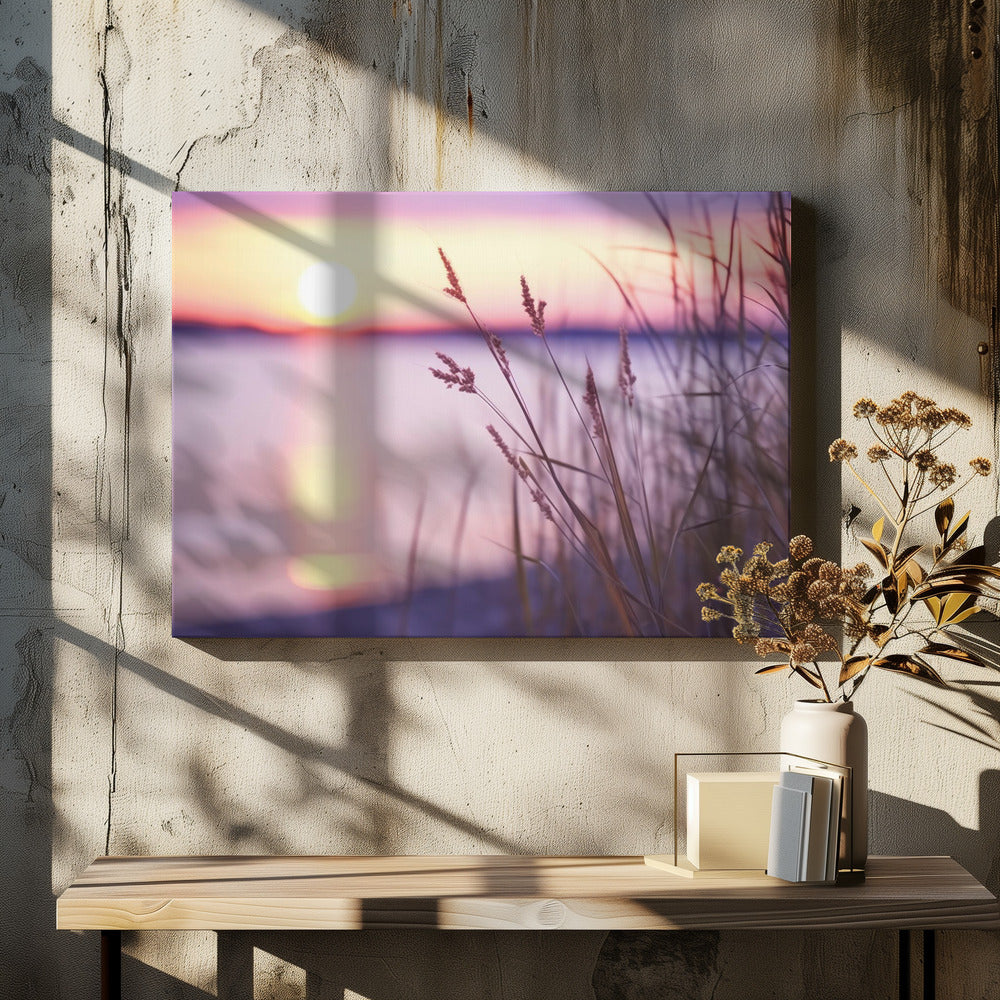 Serene Sunset Glow | Canvas