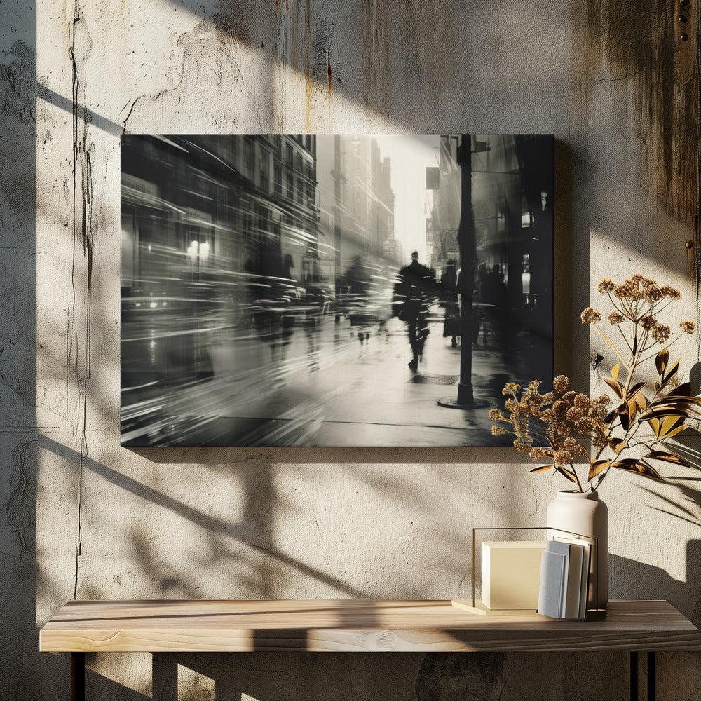 City Shadows Flow | Canvas