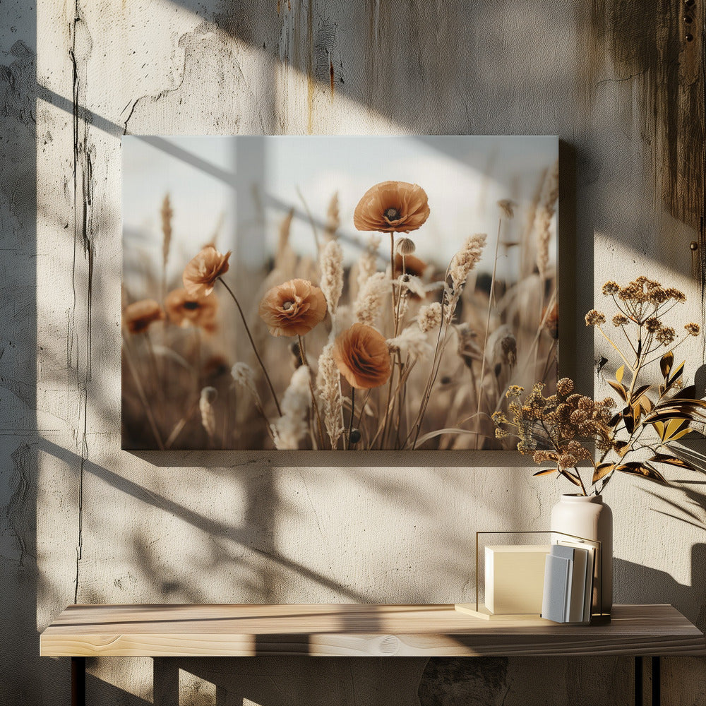 Poppies in Breeze | Canvas