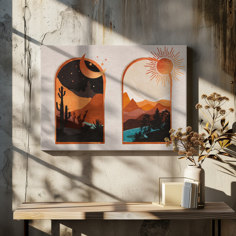 Desert's Dawn &amp; Dusk | Canvas
