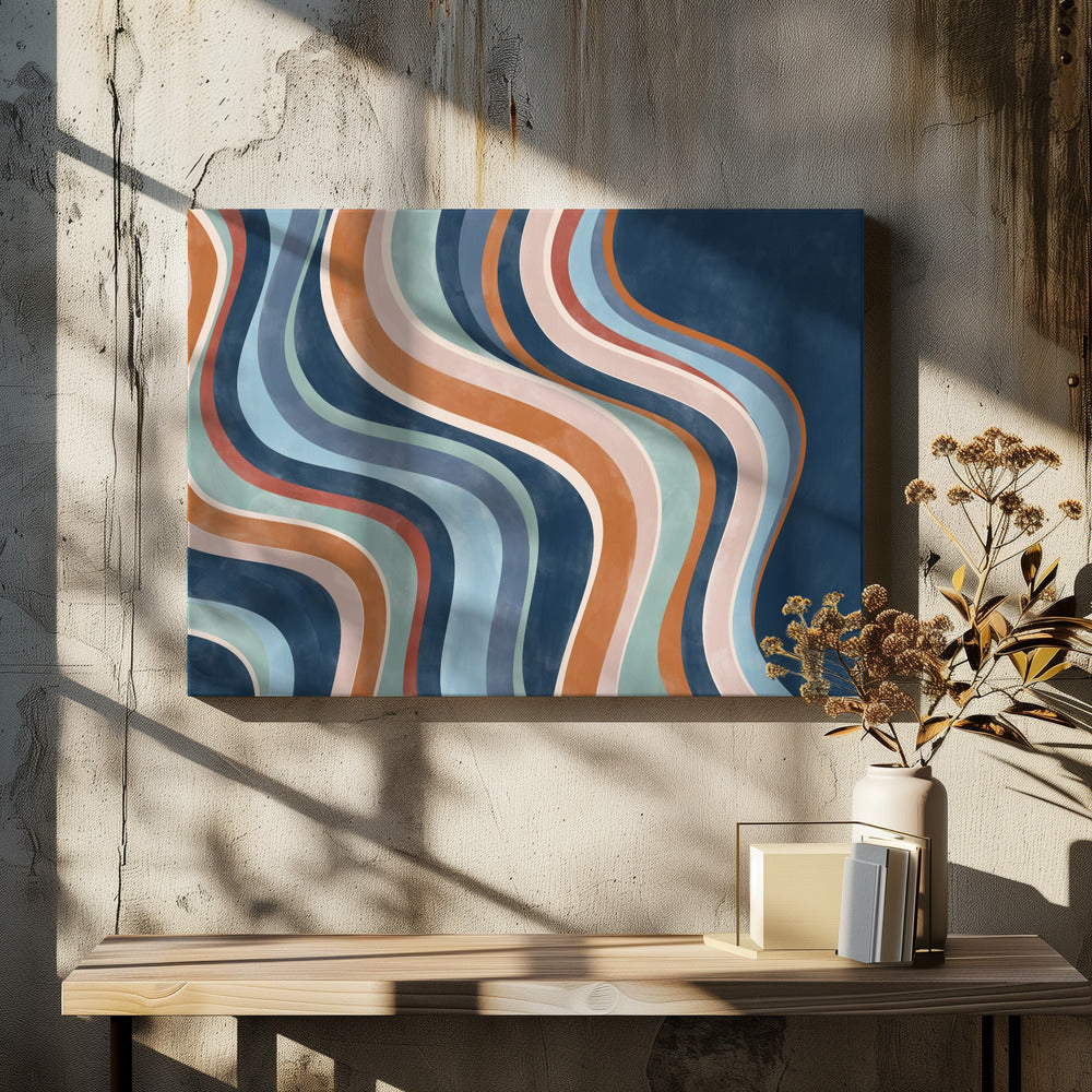 Flowing Stripes | Canvas