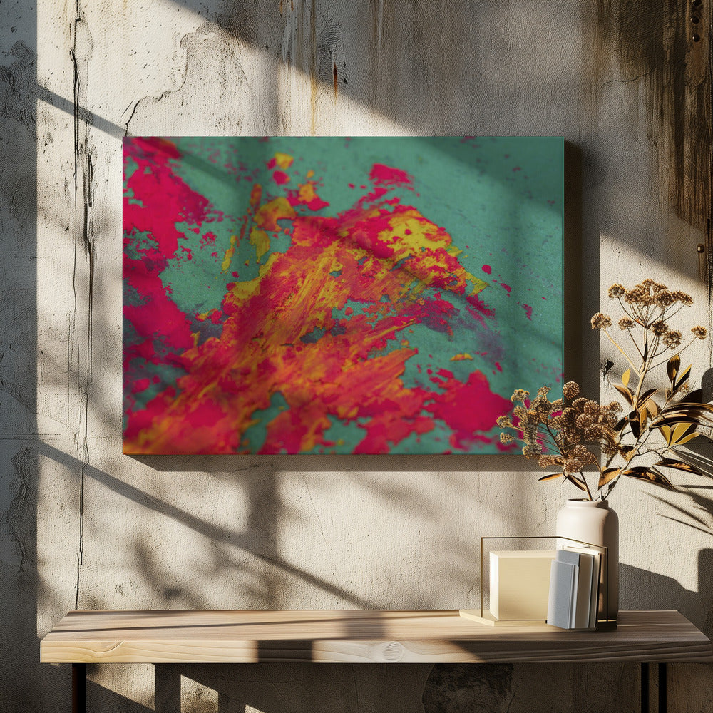 colored paints | Canvas