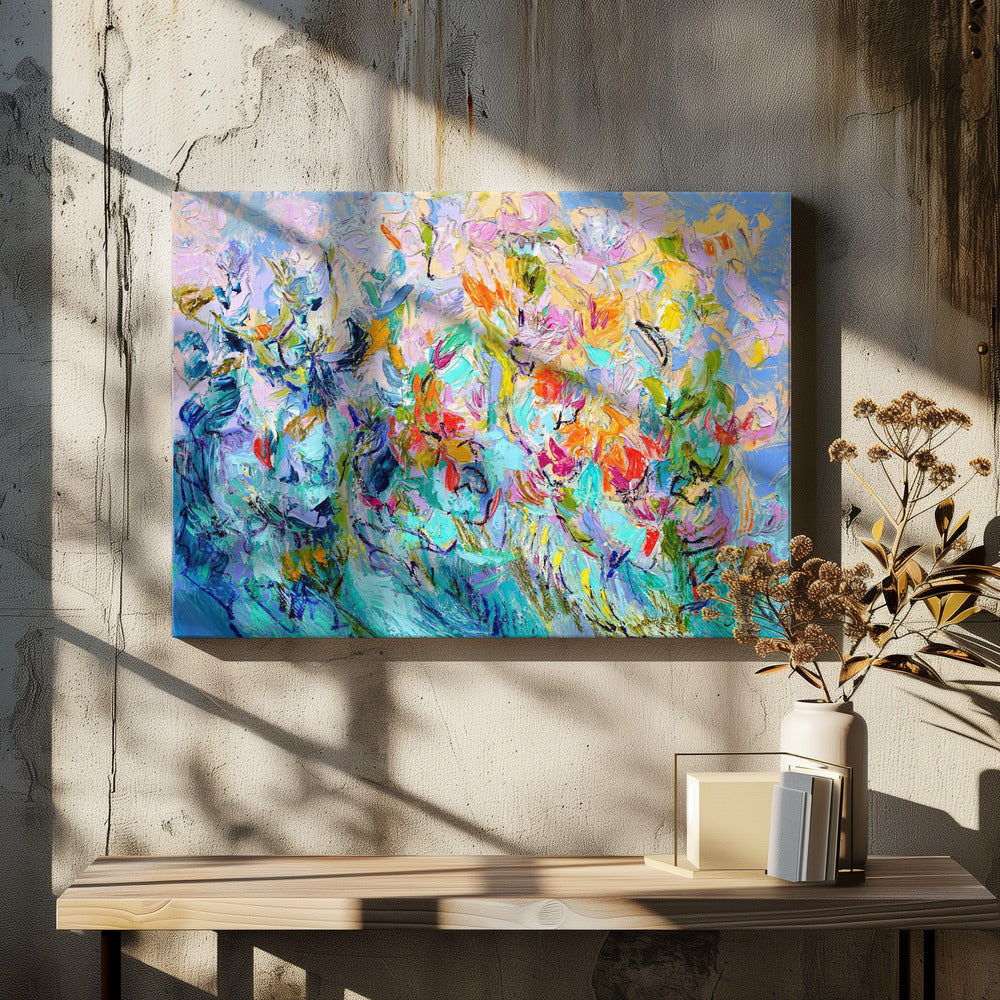 Radiant Floral Harmony | Canvas