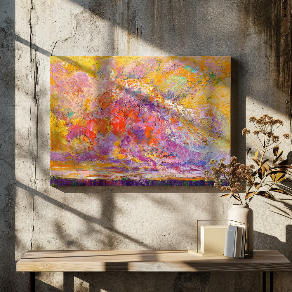 Expressionist Colorful Abstract | Canvas