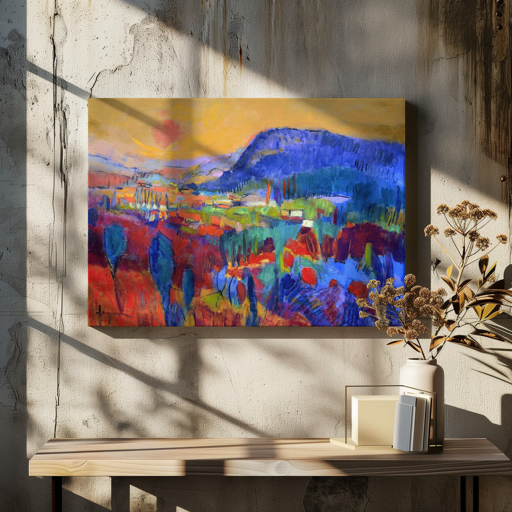 Expressionist Colorful Abstract | Canvas