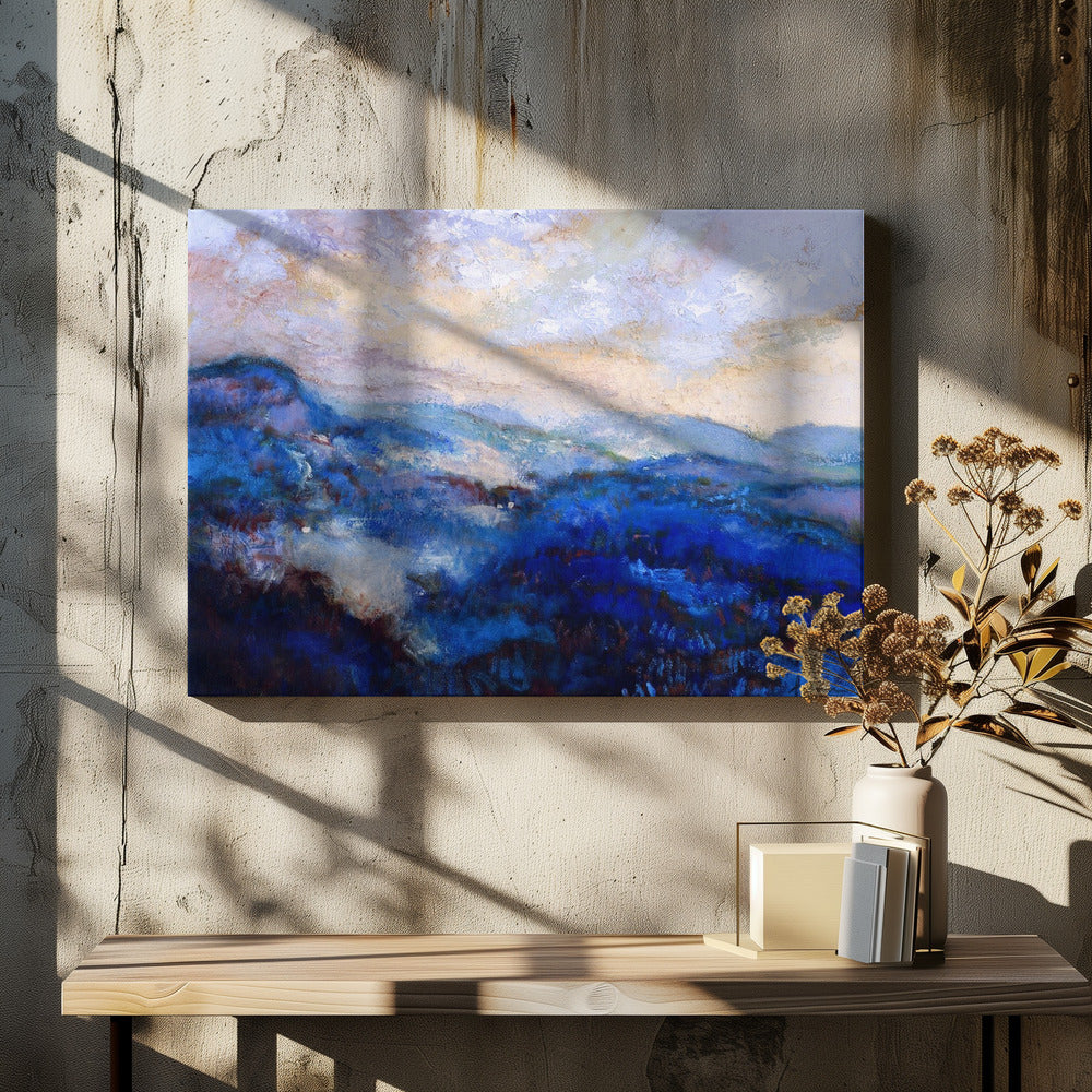 Ethereal Bluescape | Canvas