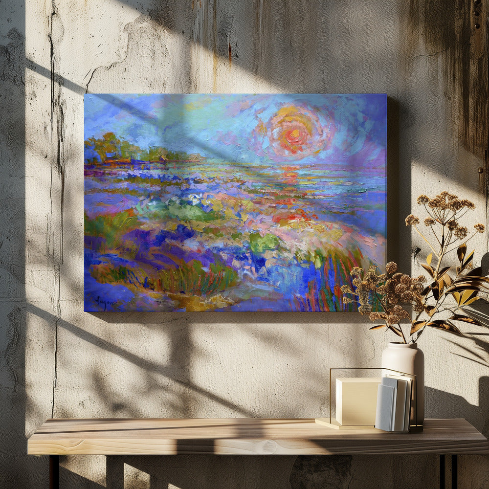 Vivid Horizon Glow | Canvas