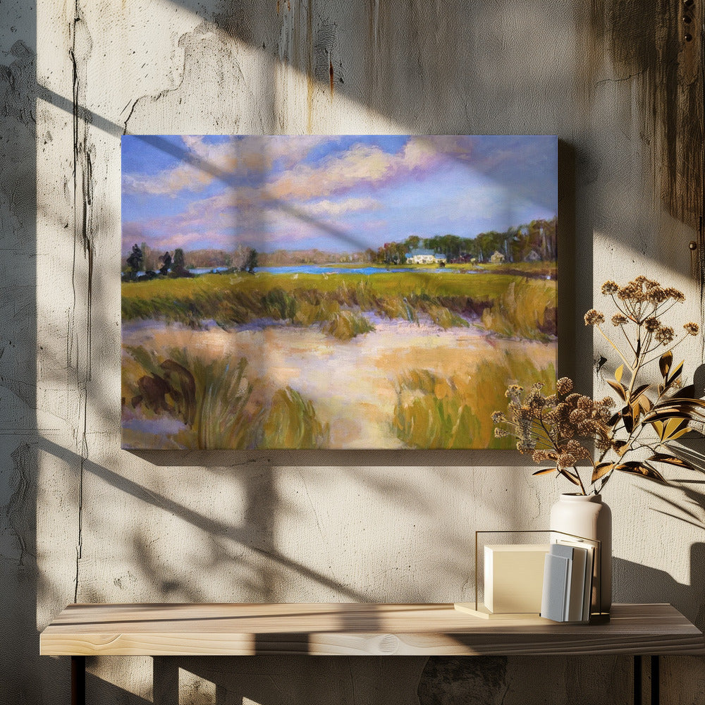 Serene Marshland View | Canvas