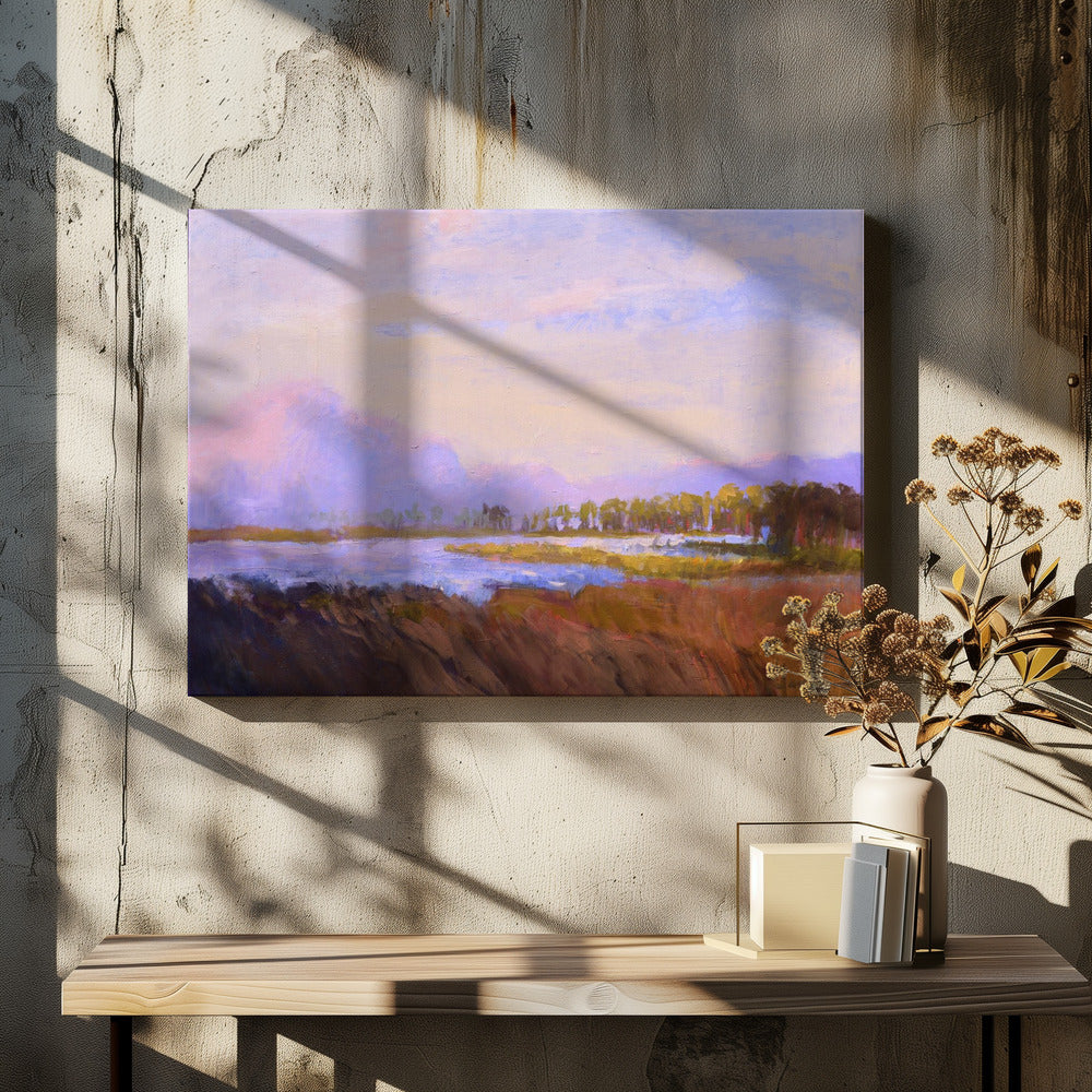 Serene Pastel Landscape | Canvas