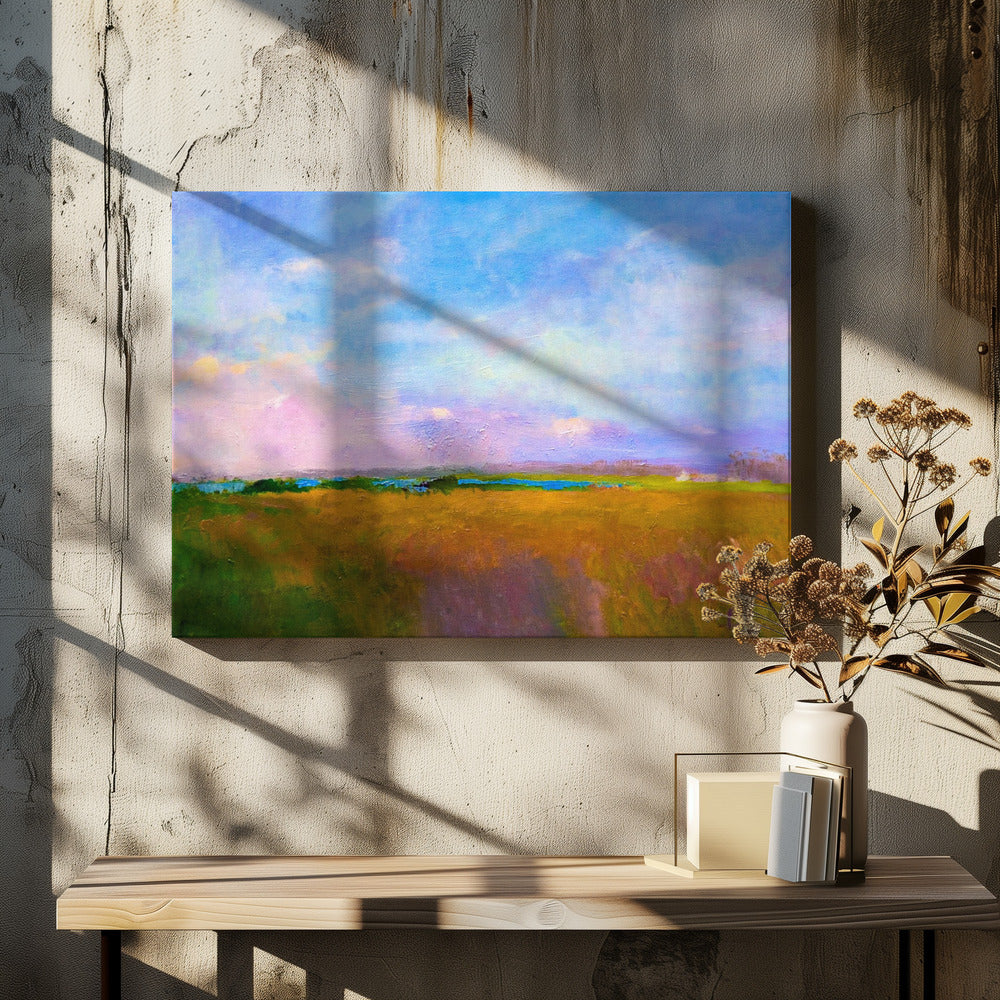 Amber Skyline | Canvas
