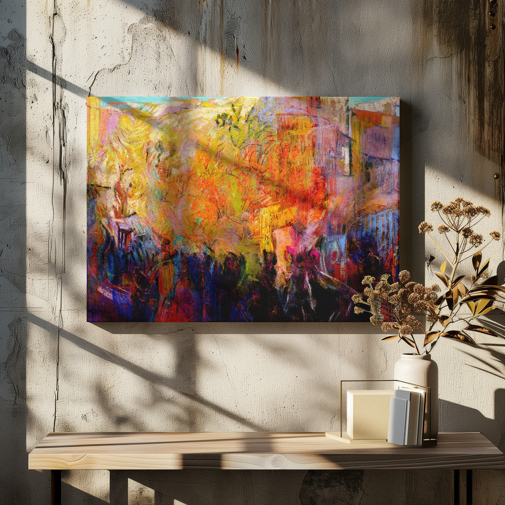 Vibrant Cityscape | Canvas