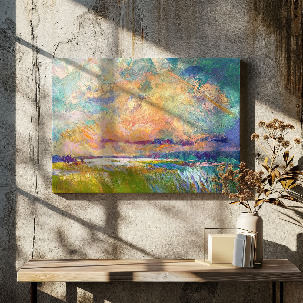 Glowing Skyline | Canvas