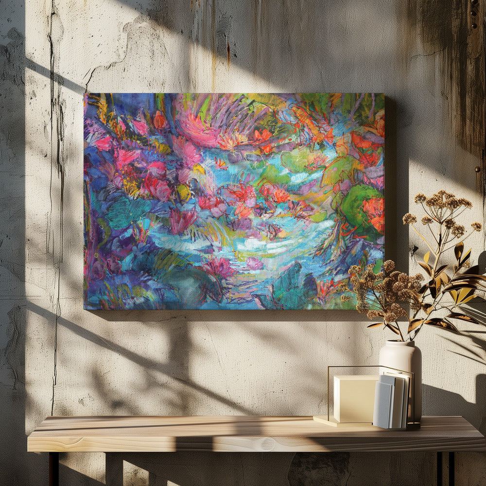 Vibrant Garden Flow | Canvas