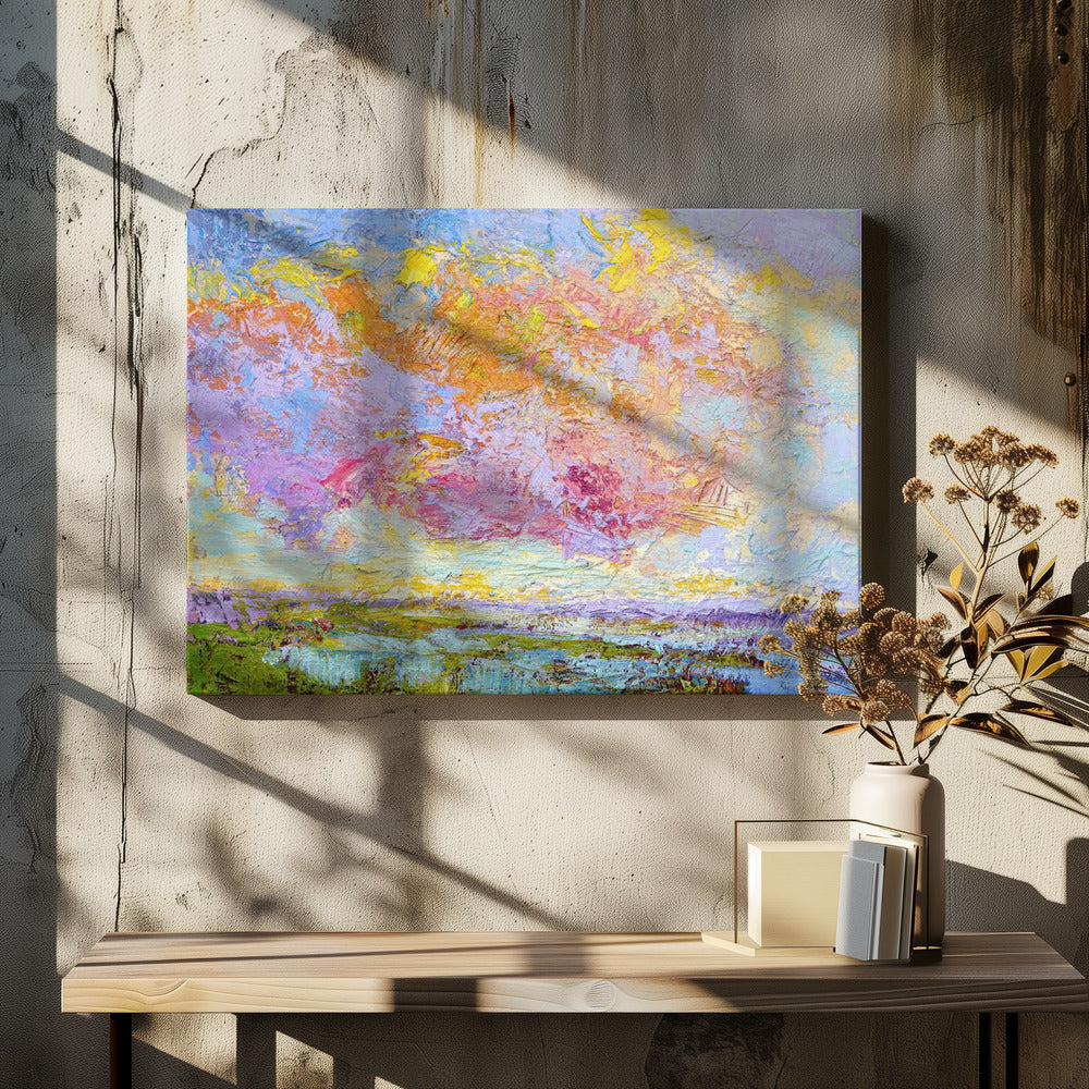 Abstract Colorful Skies | Canvas