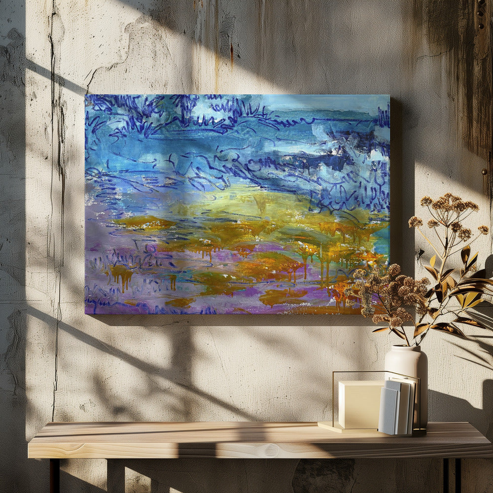 Expressionist Colorful Abstract | Canvas