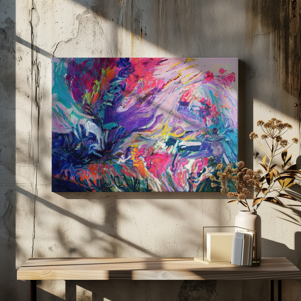 Expressionist Colorful Abstract | Canvas