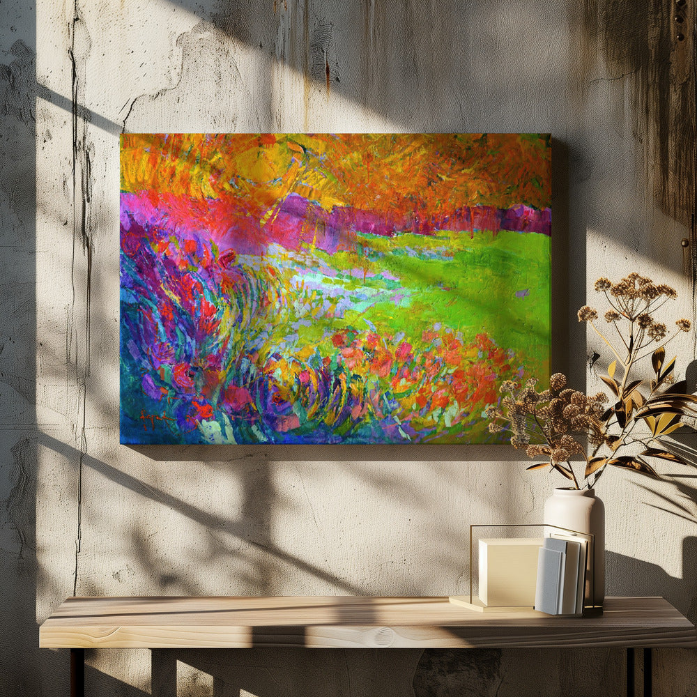 Vivid Garden Harmony | Canvas