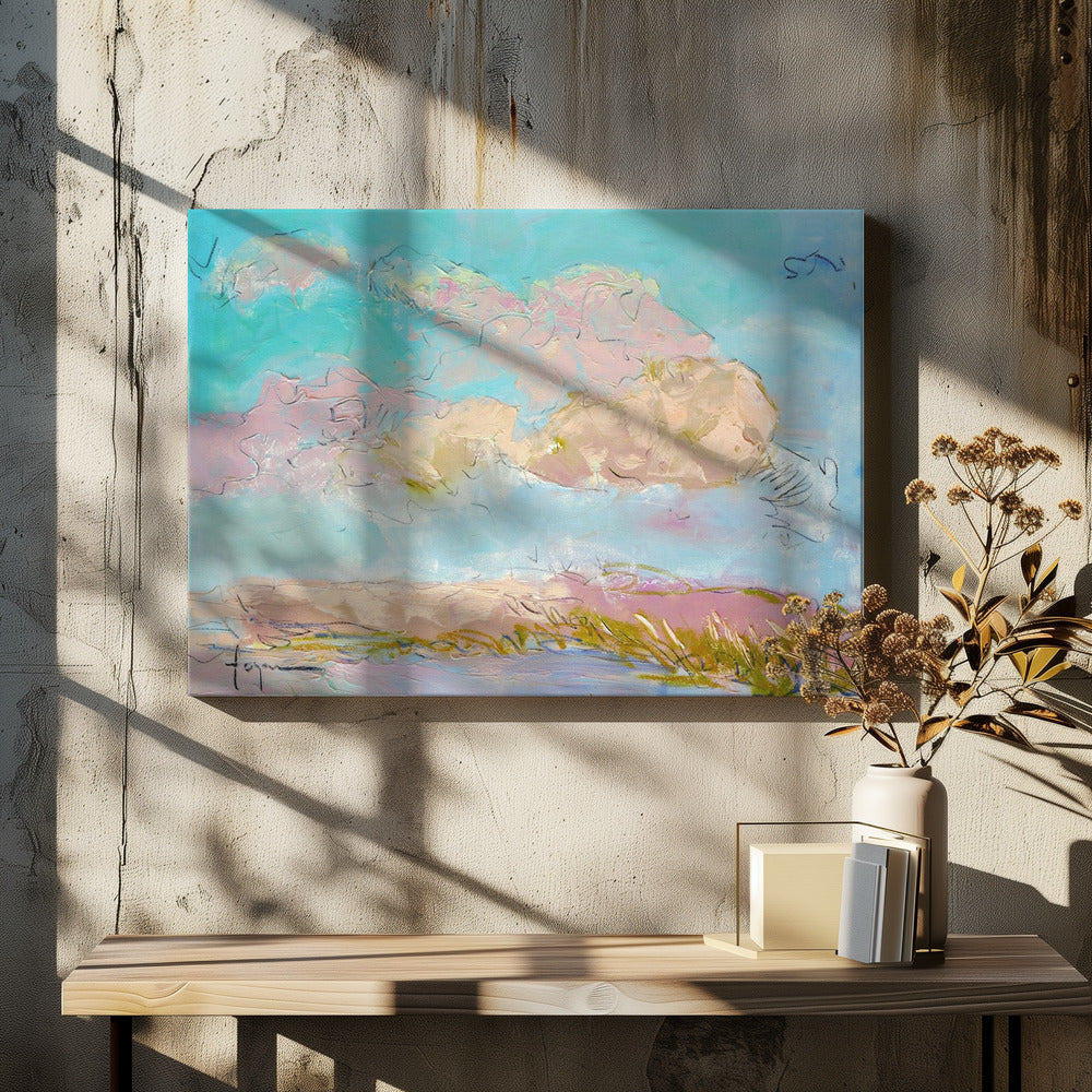 Pastel Sky Drift | Canvas