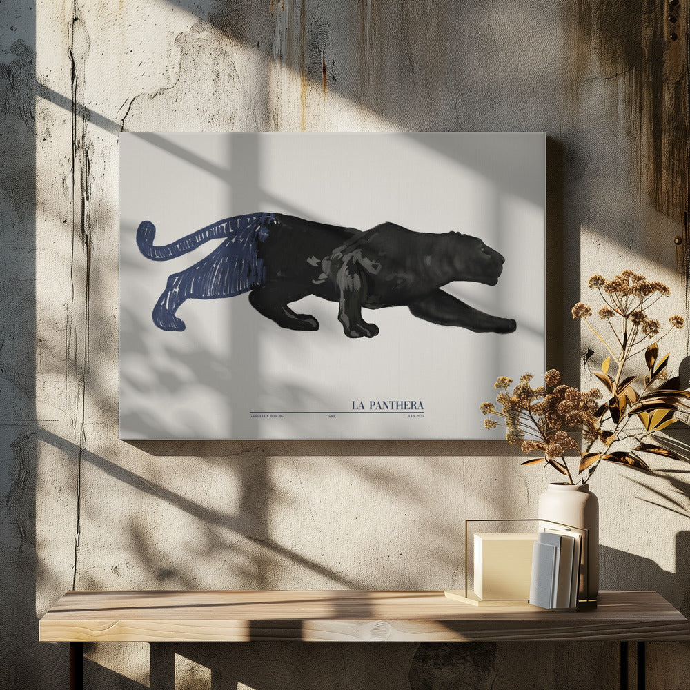 La Panthera (blue) | Canvas