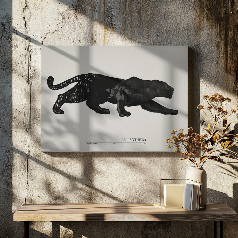 La Panthera (black) | Canvas
