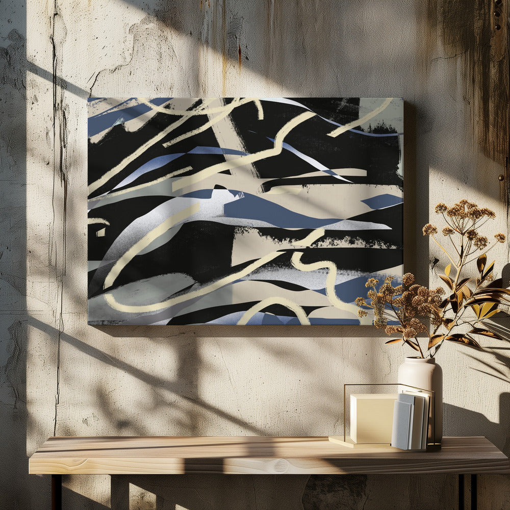 Abstract mountain range | Canvas