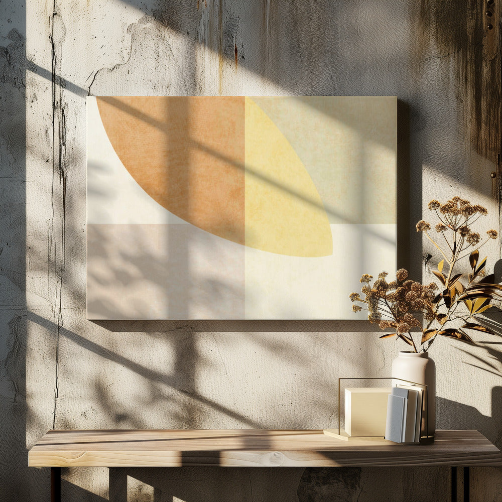 Aqua Shapes1 Kopie | Canvas