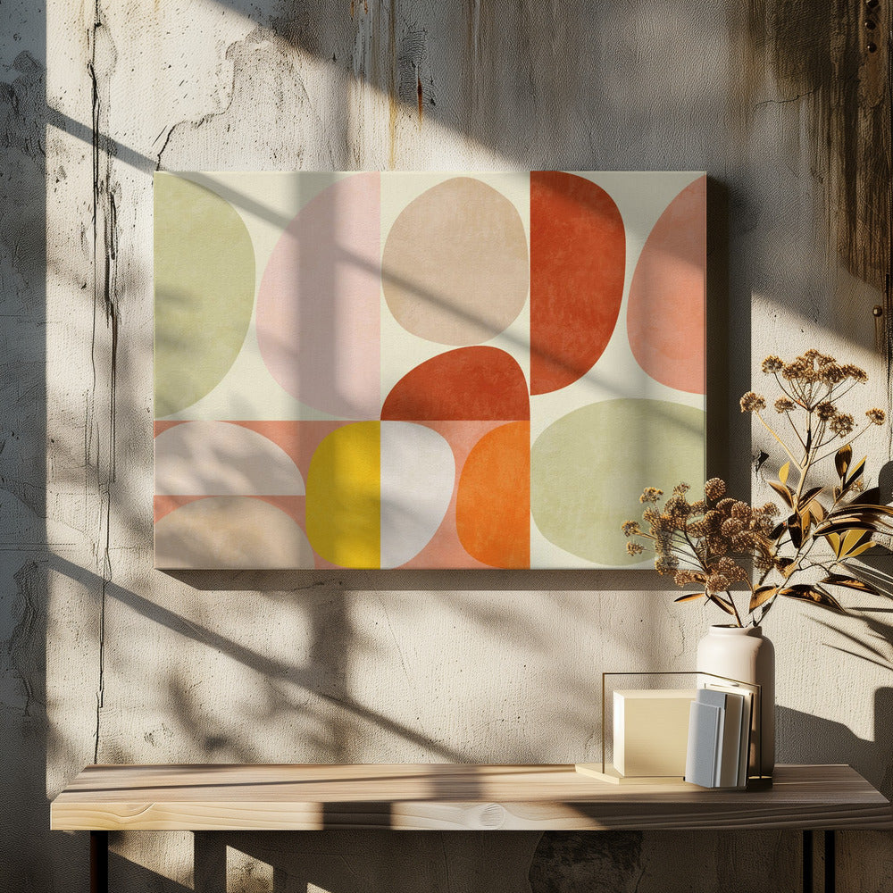 Pastel Geometry | Canvas