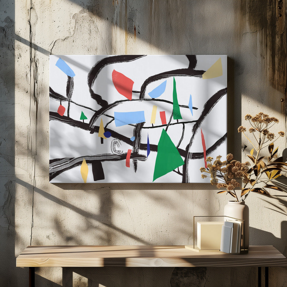 Colors in the forest | Canvas