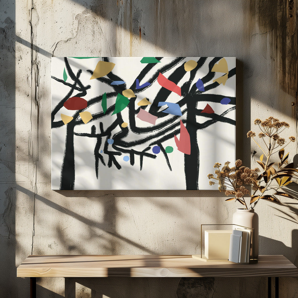 Colors in the forest 02 | Canvas