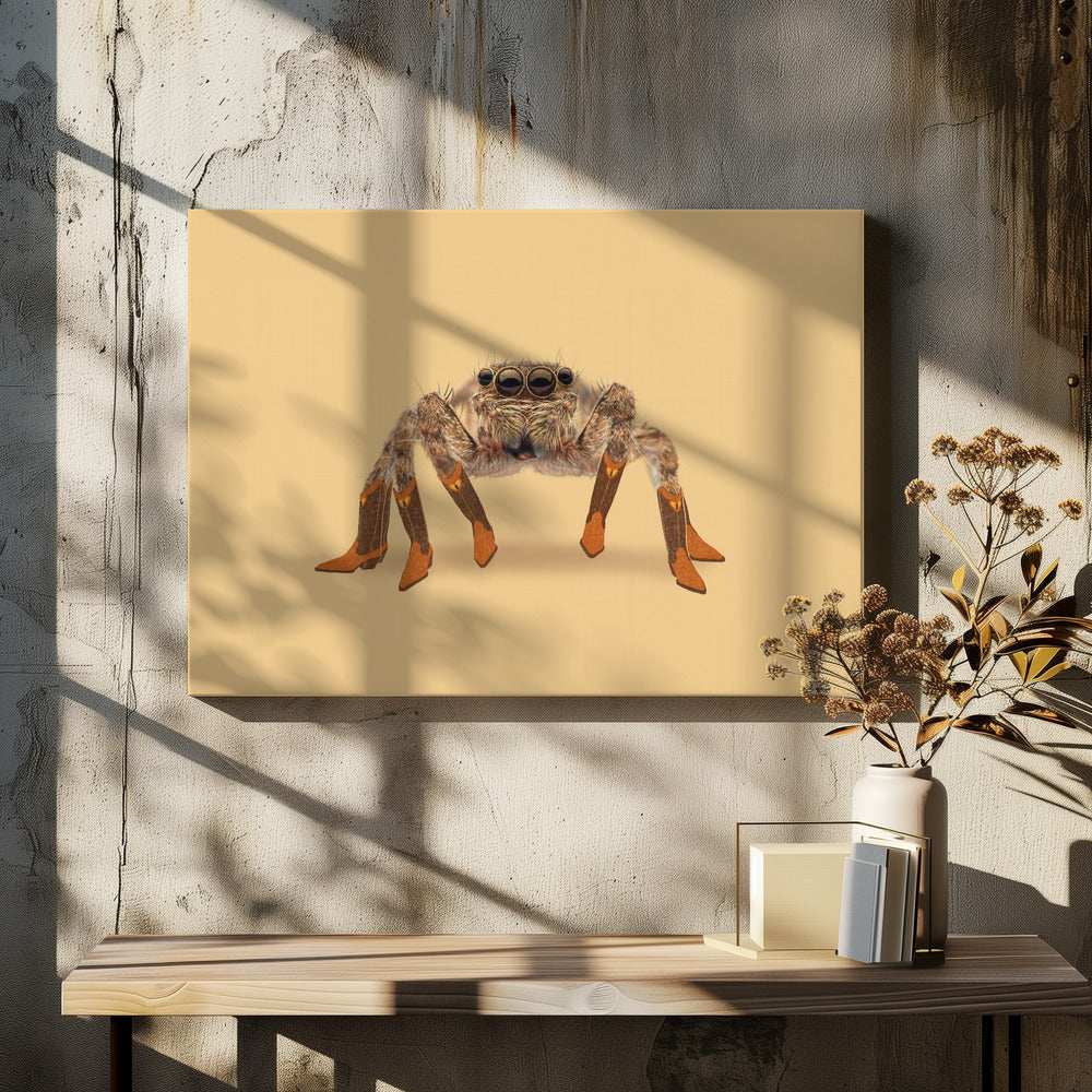 Lydia the Leggiest Cowgirl Spider | Canvas