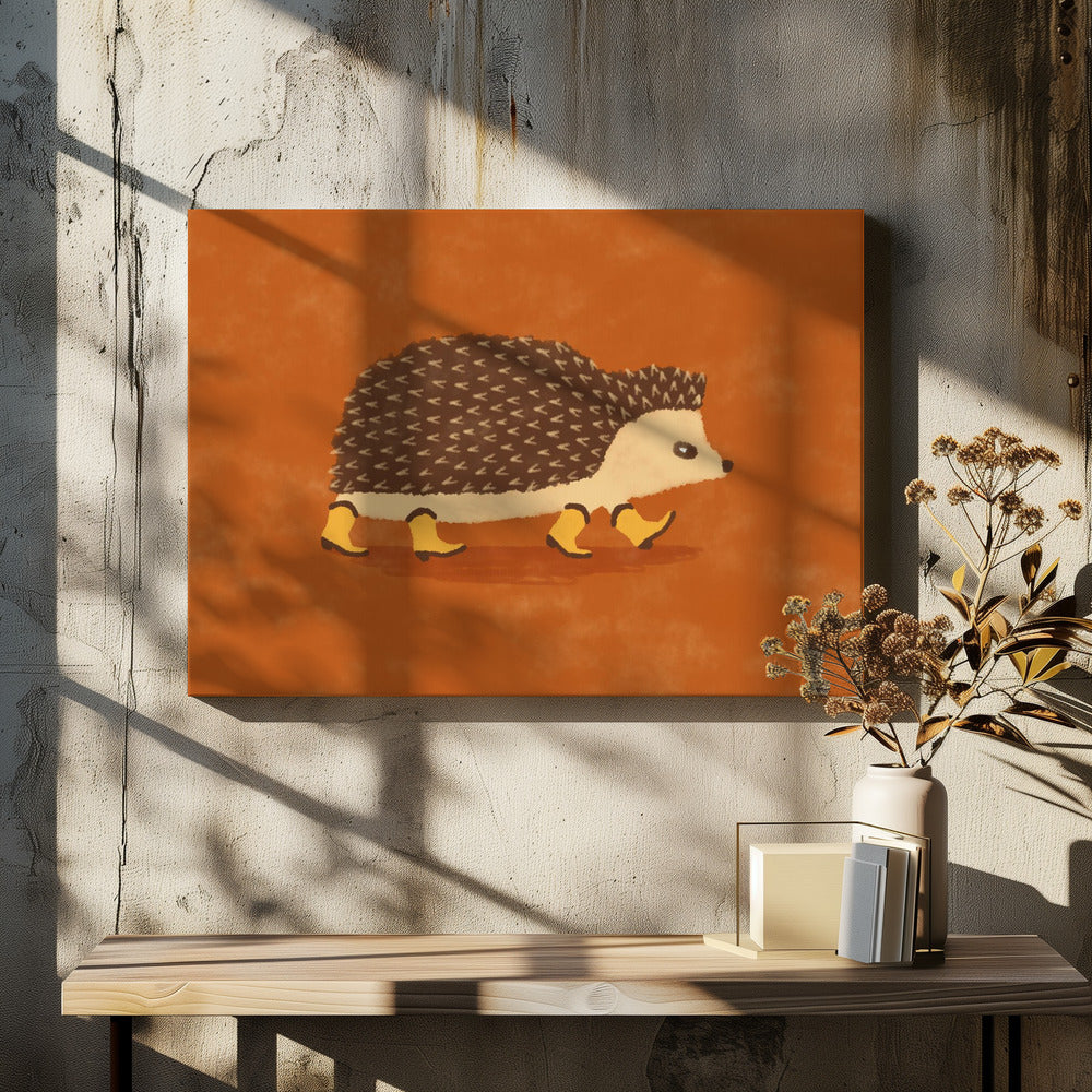 Sonny the Hedgehog Running In Cowboy Boots | Canvas