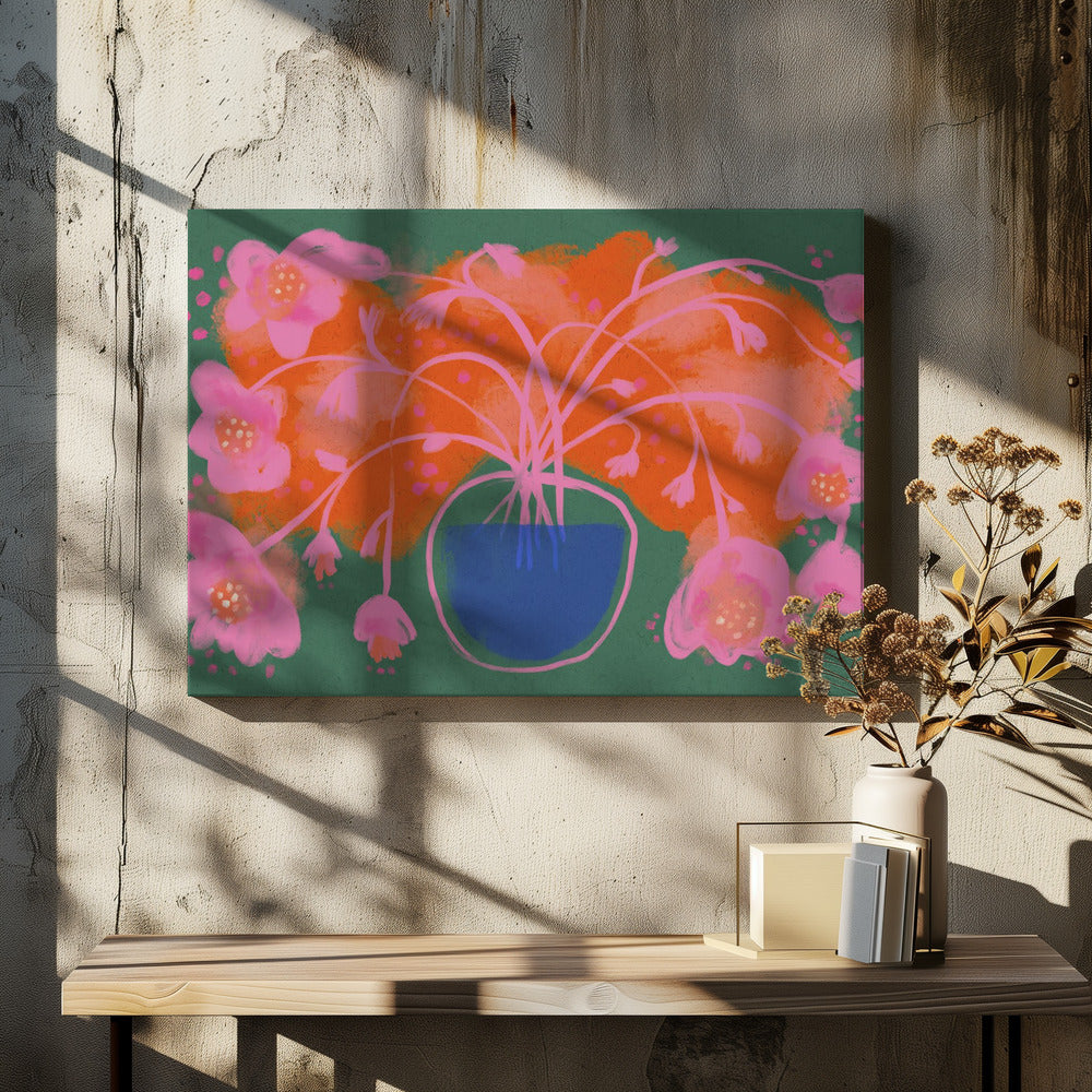 Floral Burst Symphony | Canvas