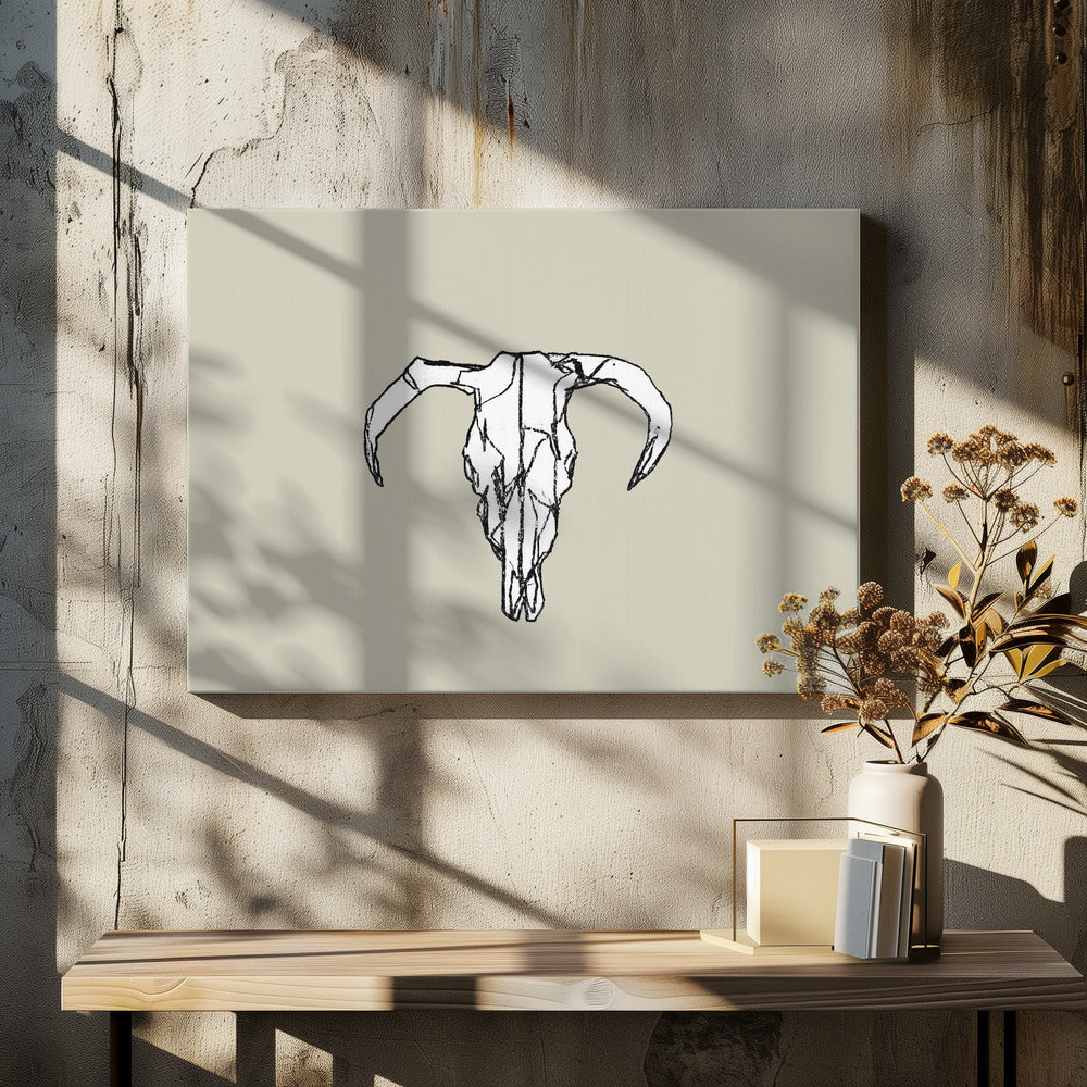 Animal Skull No2 | Canvas