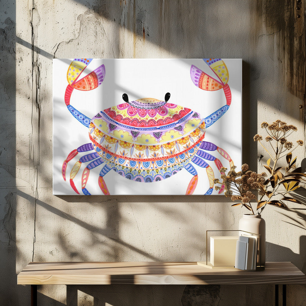 Colorful Crab Dance | Canvas
