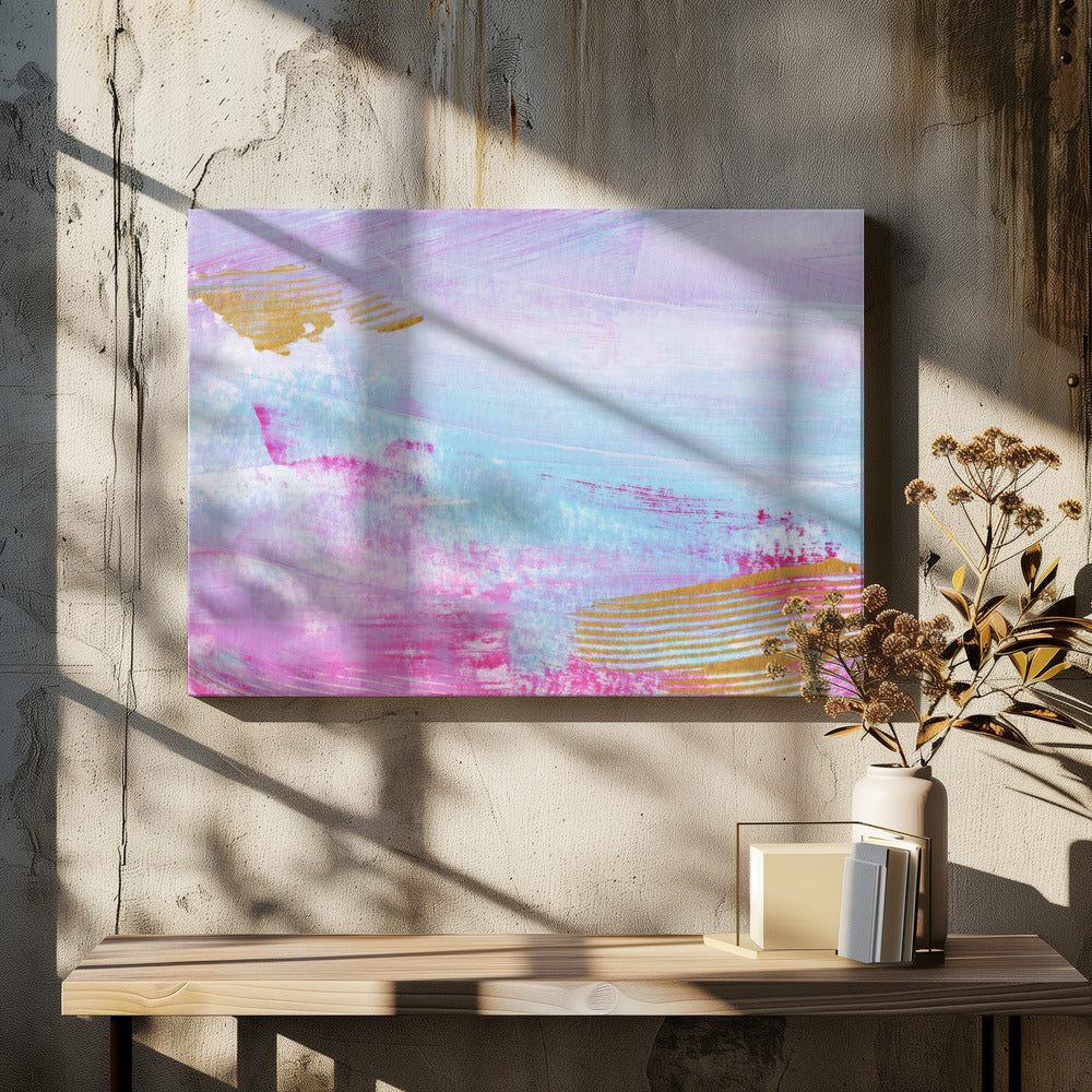 Colourful Strokes  Horizontal | Canvas